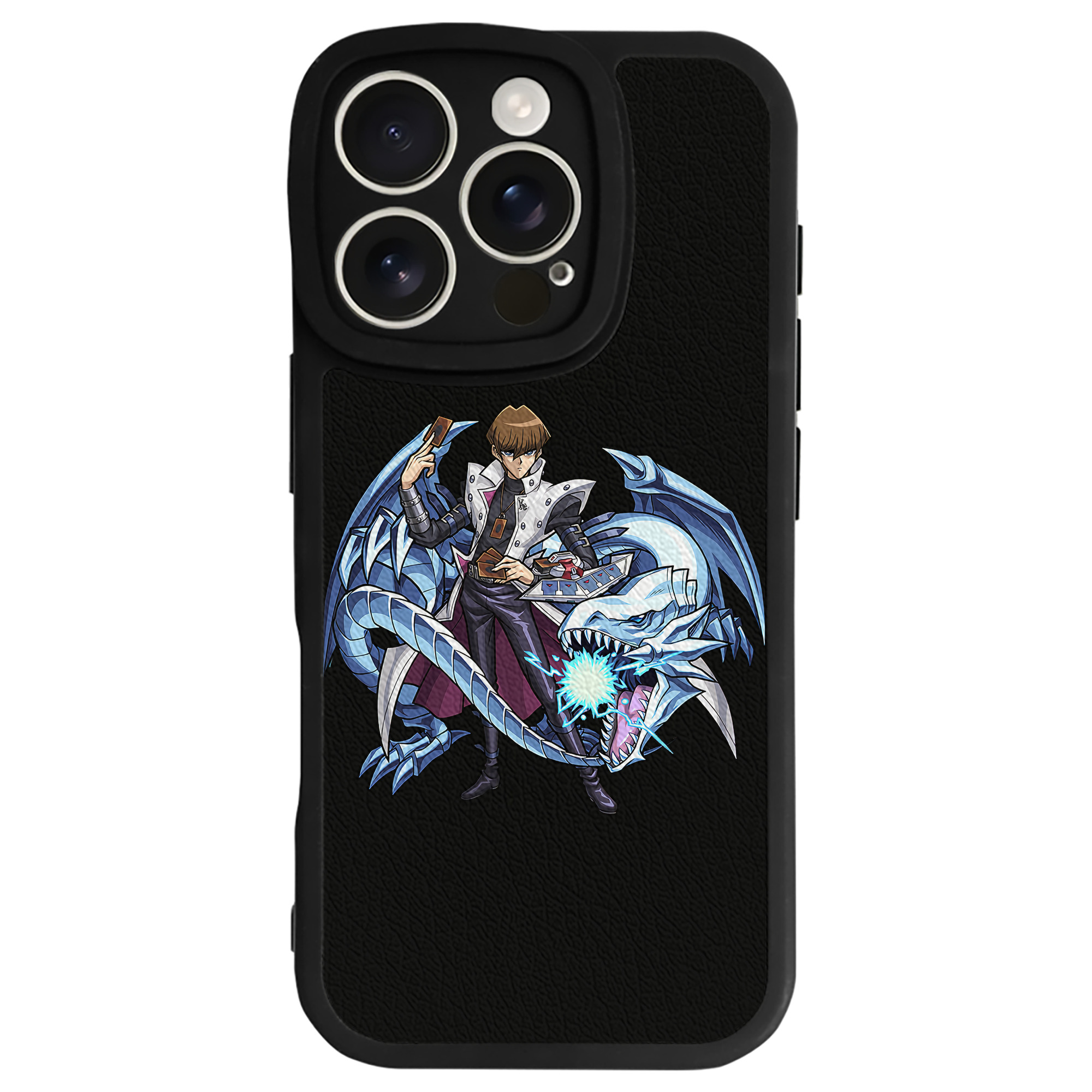 （画像用） 遊☆戯☆王 Yu-Gi-Oh! 【iPhone 16シリーズ対応】シリコンスマホケース（レザー調） 材質：シリコン